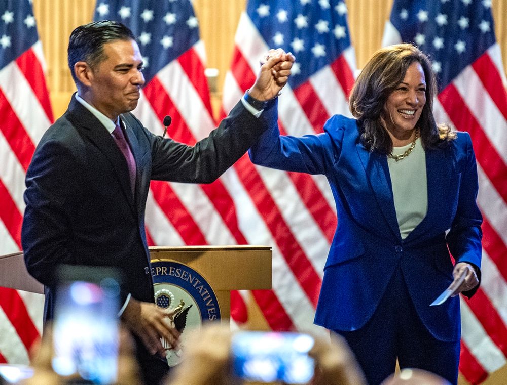 An envoy including some of the region’s top Democrats set up shop at Long Beach City Hall on Wednesday, with a swearing-in ceremony for Garcia as the ranking member for the Oversight and Government Re...