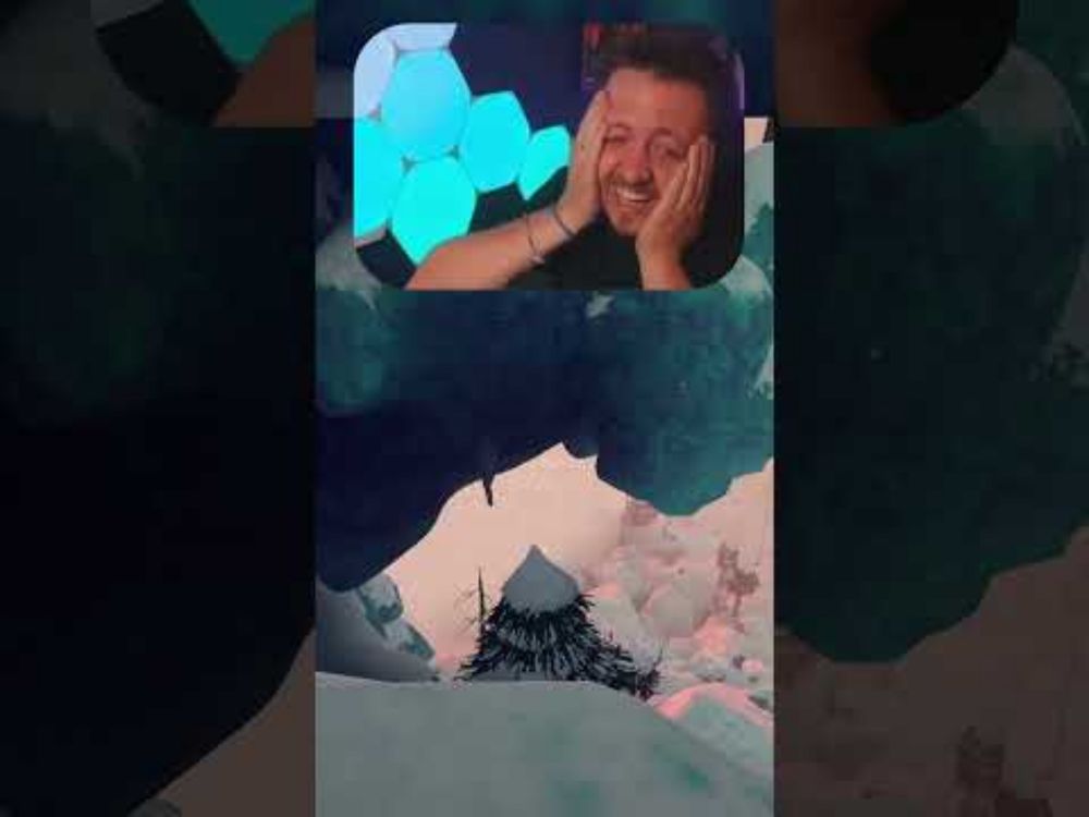 Fell down a mountain. Poor lad. #youtubeshorts #PEAK #indiegames