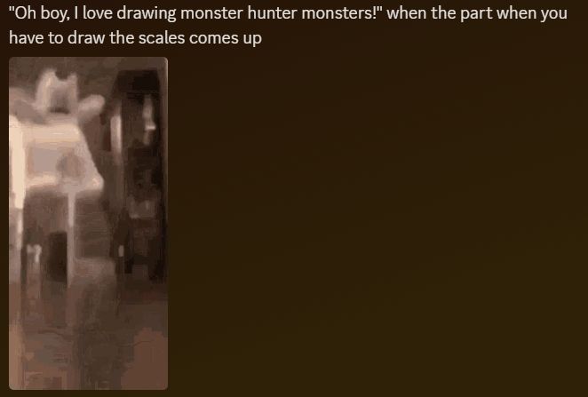 A discord screenshot that says 