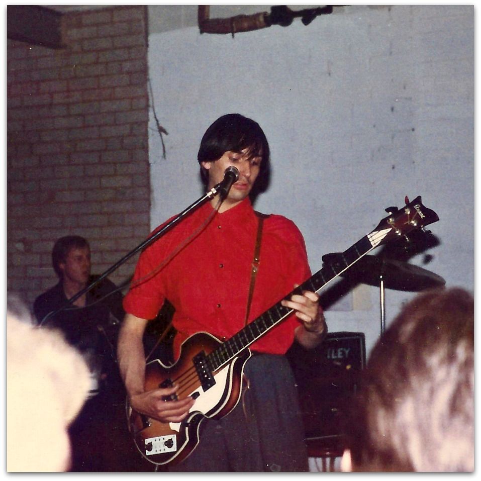 Chris Watson (left) and Stephen Mallinder of Sheffield band Cabaret Voltaire. Playing live at The Leadmill in the Steel City on Saturday 5th July 1980.