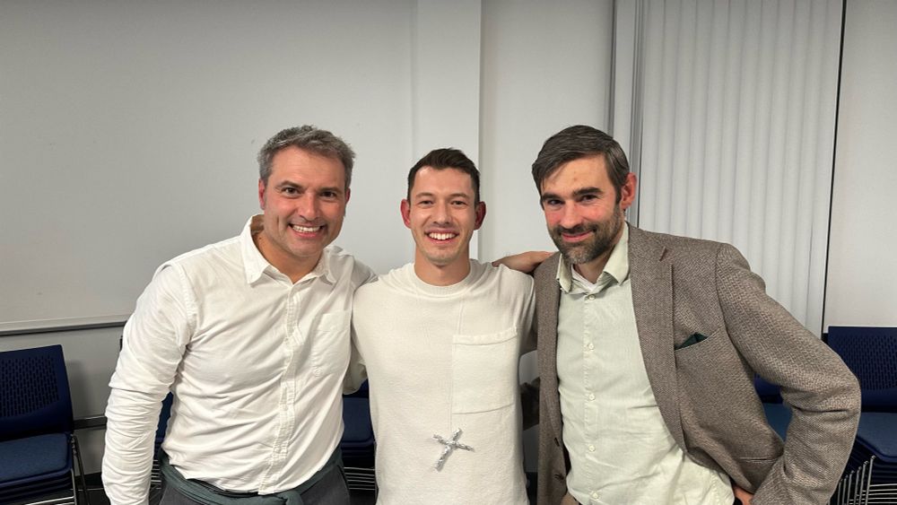 Alessio, Tom and Johan post-Viva!