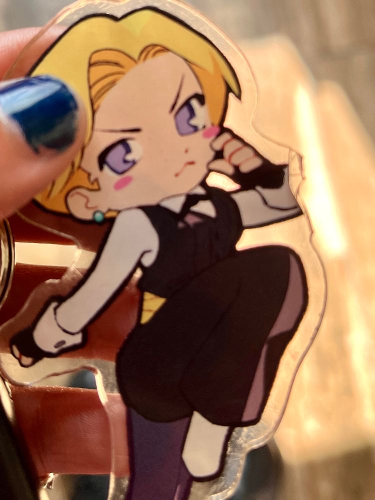 Broken King keychain. Fuck.