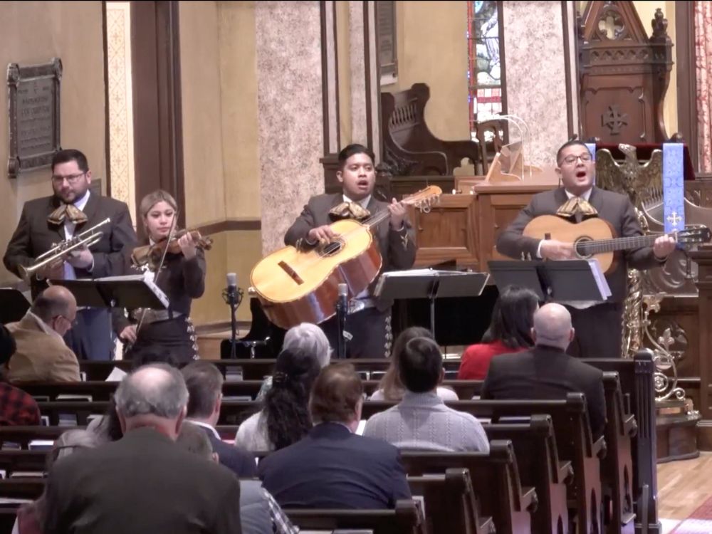 Mariachi music is offered at our annual Our Lady of Guadalupe service. Join us Sunday, Dec. 15, at 9 a.m.