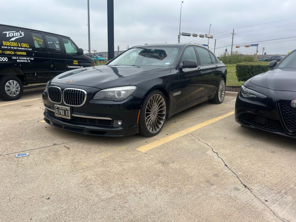 F01 generation Alpina B7 high luxury sport limo in black