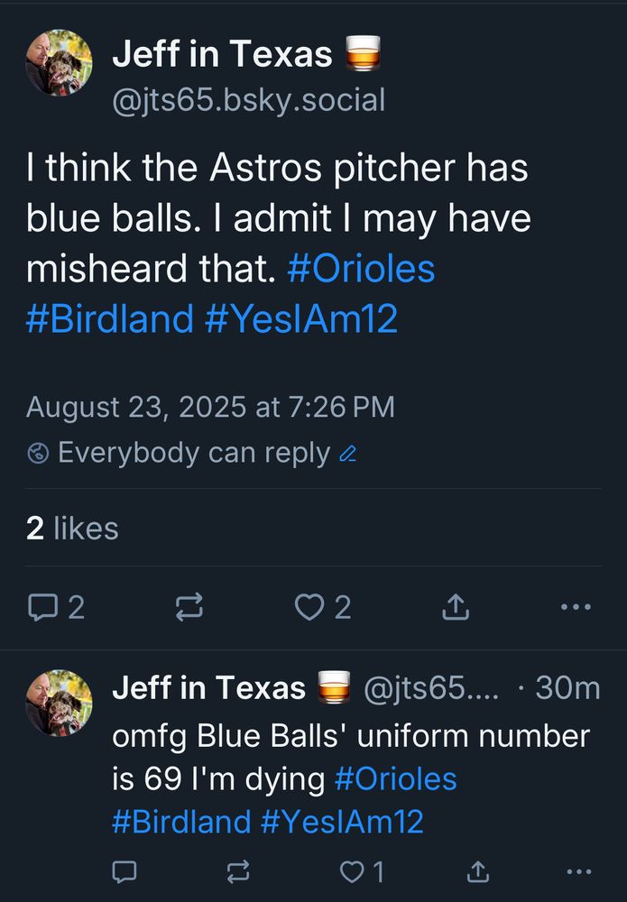 My skeets making fun of Blubaugh's name and number. 