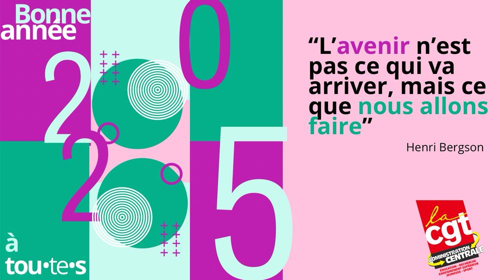 Bonne année à tou-te-s. « L’avenir n’est pas ce que va arriver, mais ce que nous allons faire » Henri Bergson