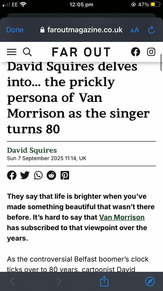 “The controversial Belfast boomer”