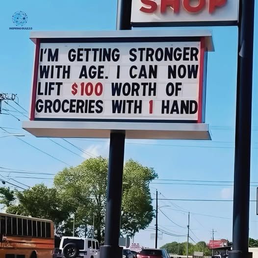 Sign about grocery prices