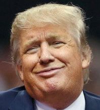 Trump looking stupid