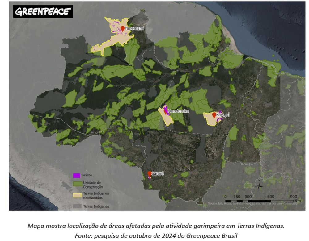 Garimpo devastou área equivalente de 700 campos de futebol em Terras Indígenas da Amazônia nos últimos três meses