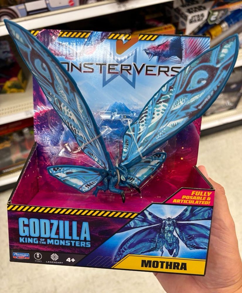 Mothra toy from Godzilla: King of the Monsters, on sale at Target