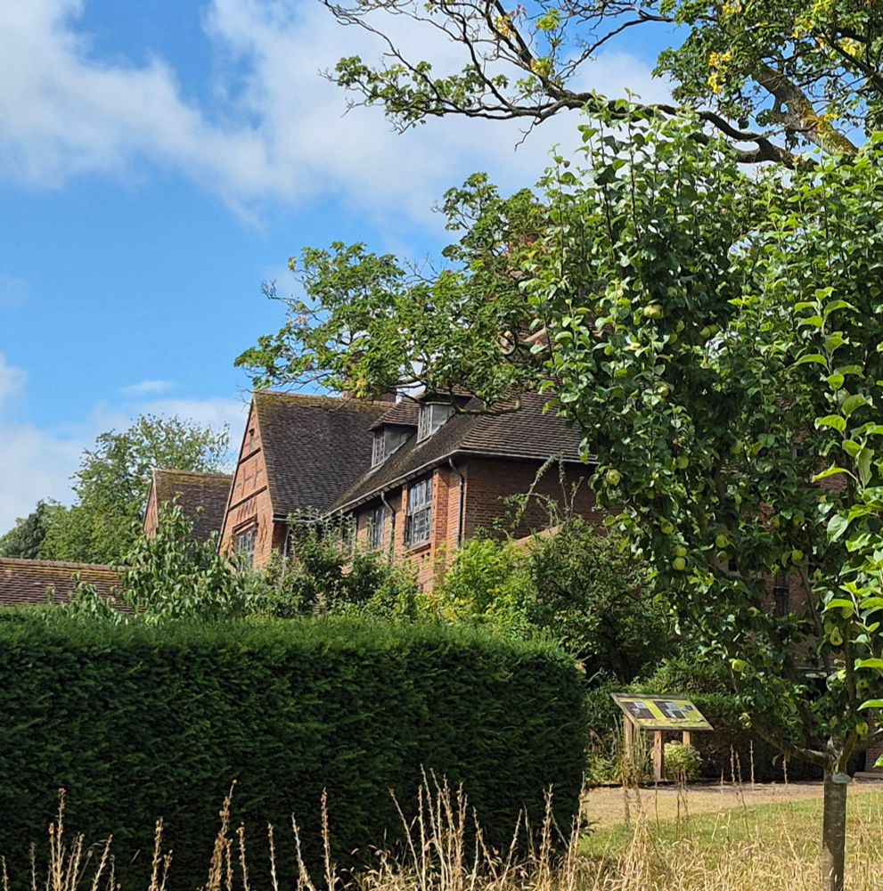 Goddards house from orchard