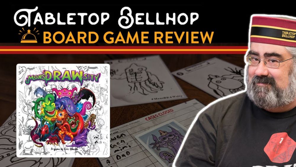 MonsDRAWsity Review, Find out if this monster drawing party game is right for your group!