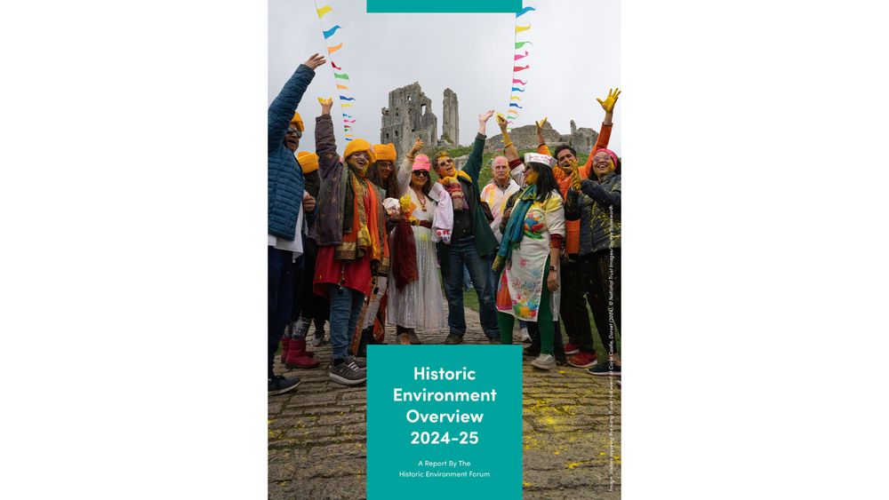 Cover image of the report, text reads ‘Historic Environment Overview 2024-25, A report by the Historic Environment Overview’.