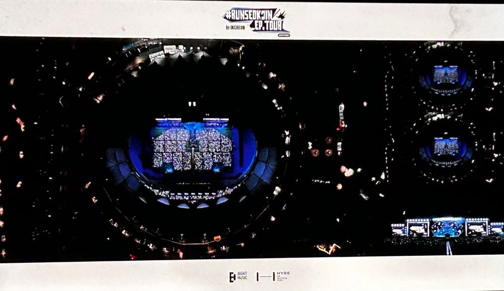 Screenshot of Jin Encore concert venue from above. 