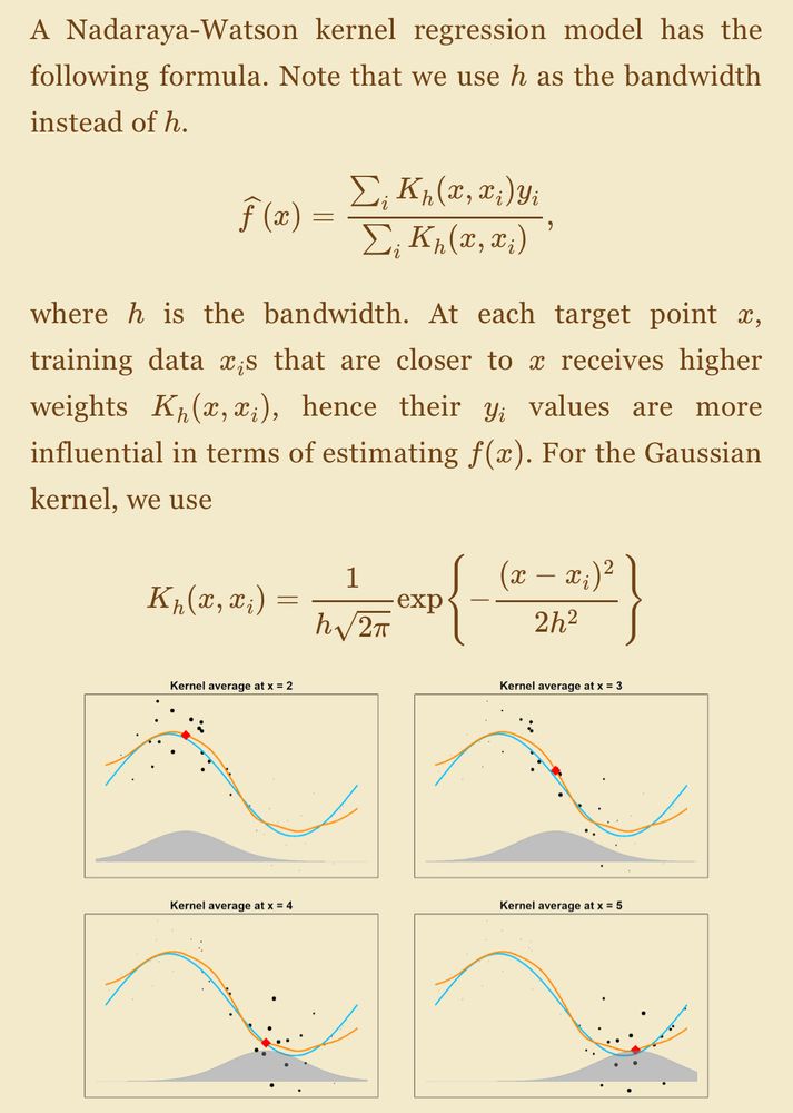 Gaussian Kernel Regression