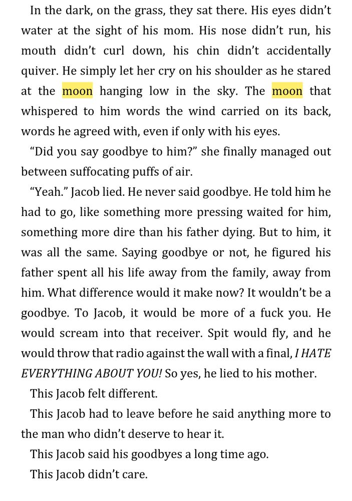 Word of the day, moon, wip, Seven Hours