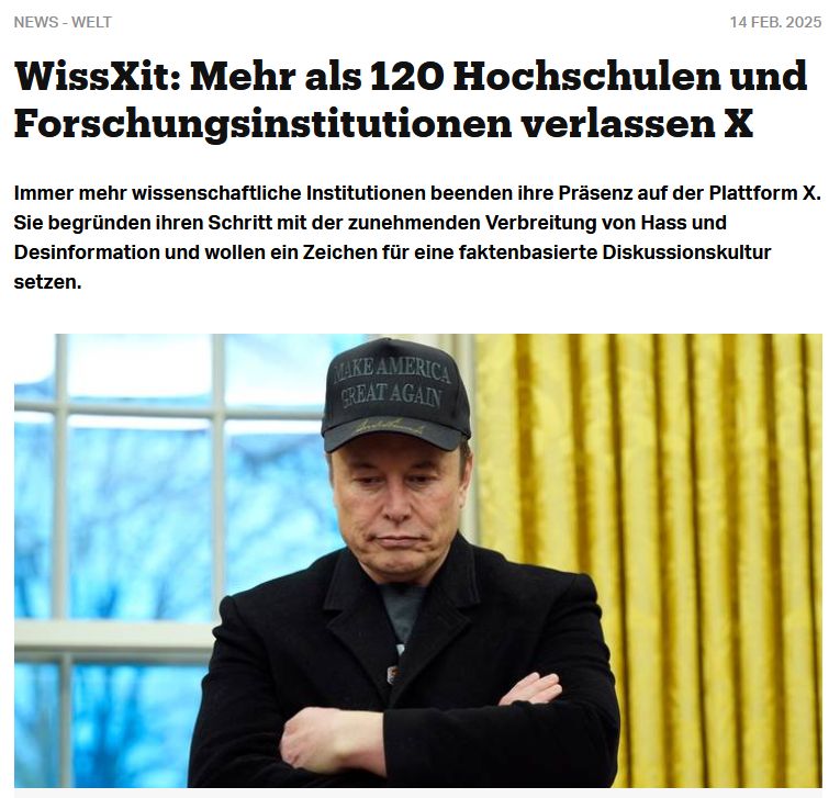 Musk schaut bedröppelt.