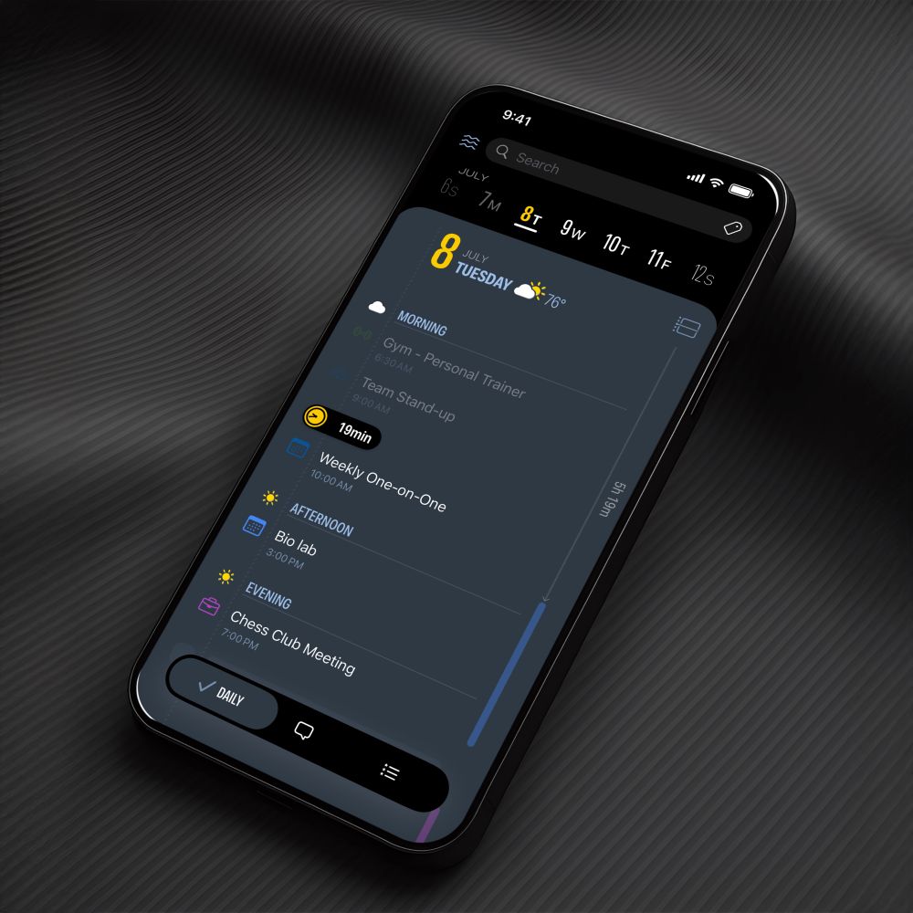 Finalist dark mode screenshot
