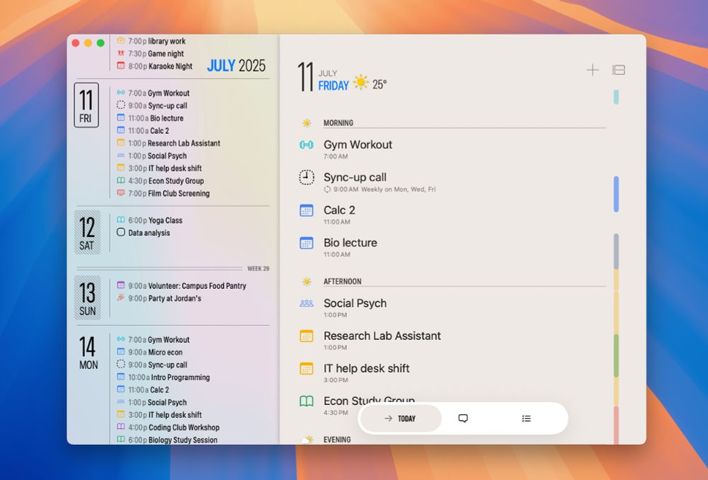 Finalist for macOS screenshot
