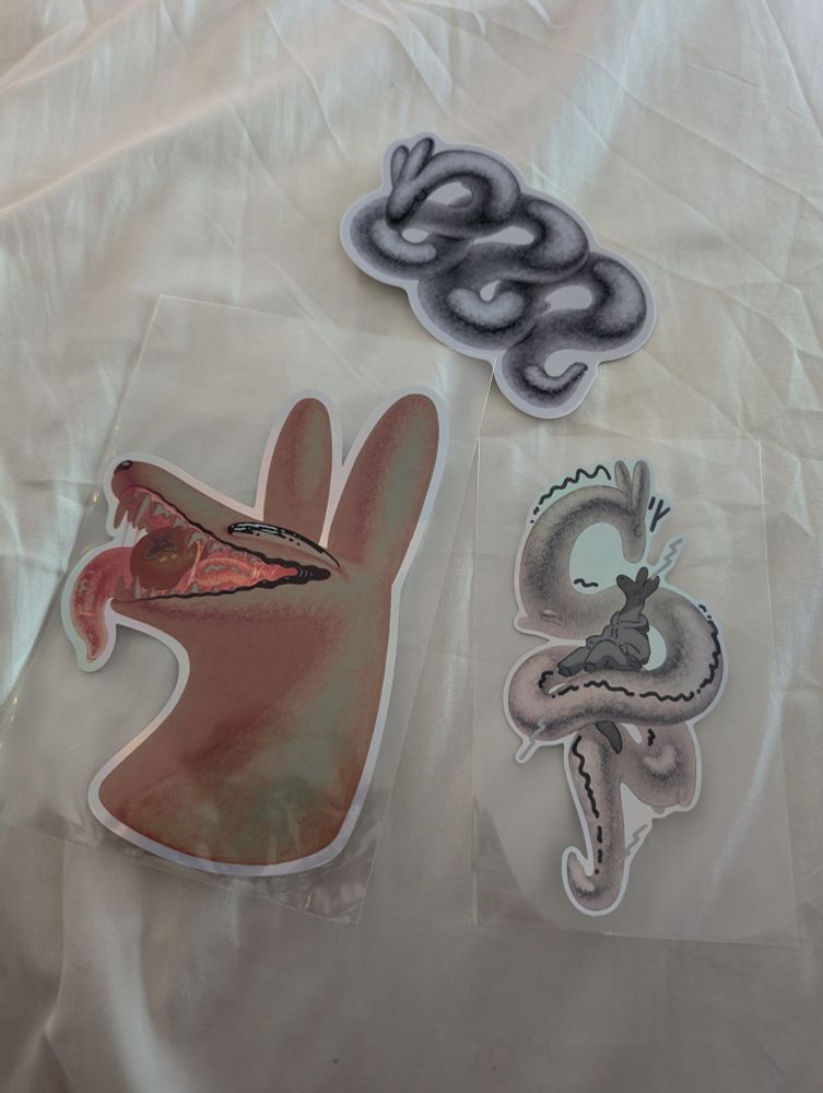 Some additional stickers of various creatures