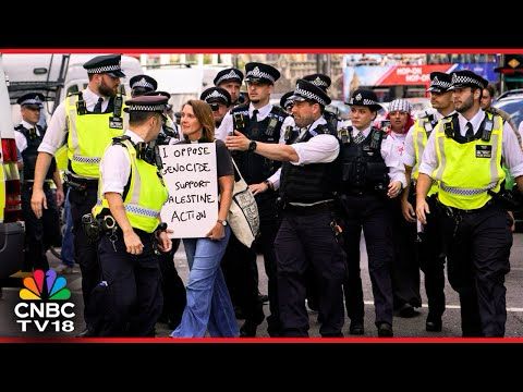 Palestine Action March In London: At least 200 Arrests at Palestine Action Ban Protest | N18G