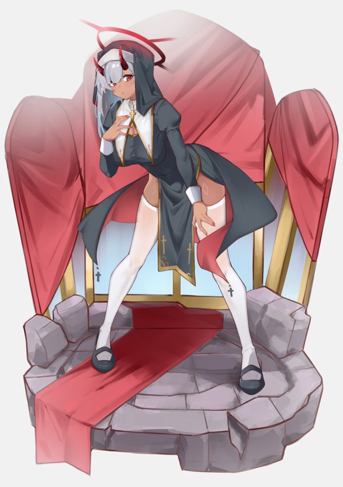 Illustration of Zoiteki in a Nun outfit