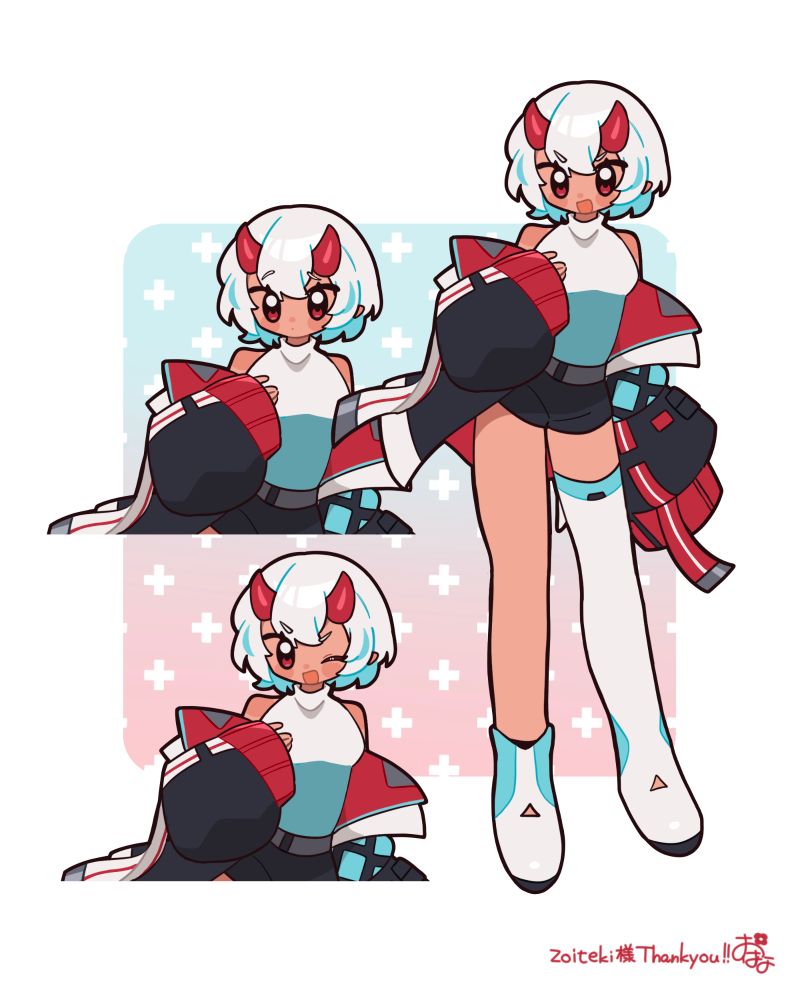 Chibi illustrations of zoiteki 