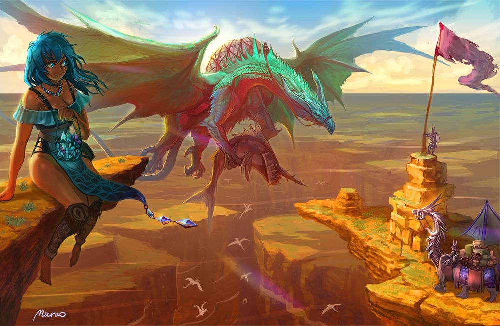 交易するドラゴン