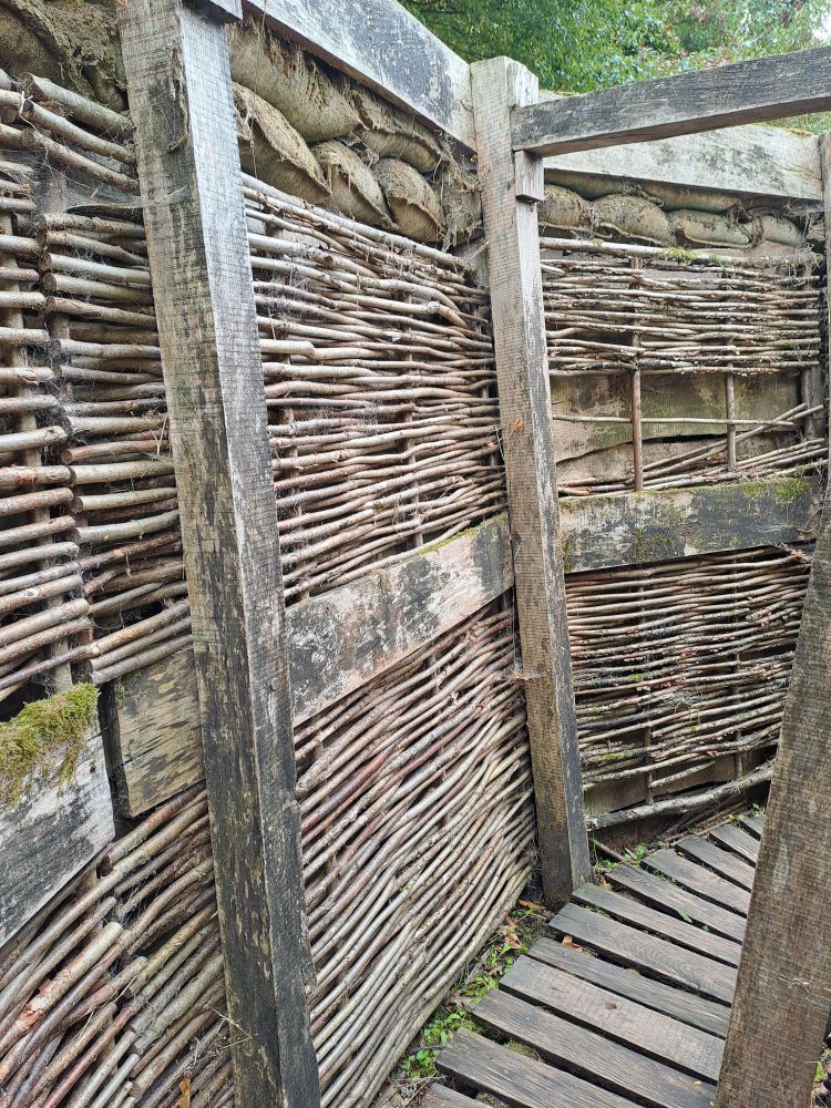 Replica trench at Passchendaele