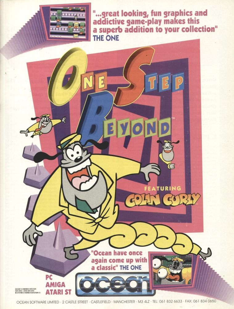 Scan of magazine advertising for One Step Beyond by Ocean in the issue #59 of The One, in September 1993