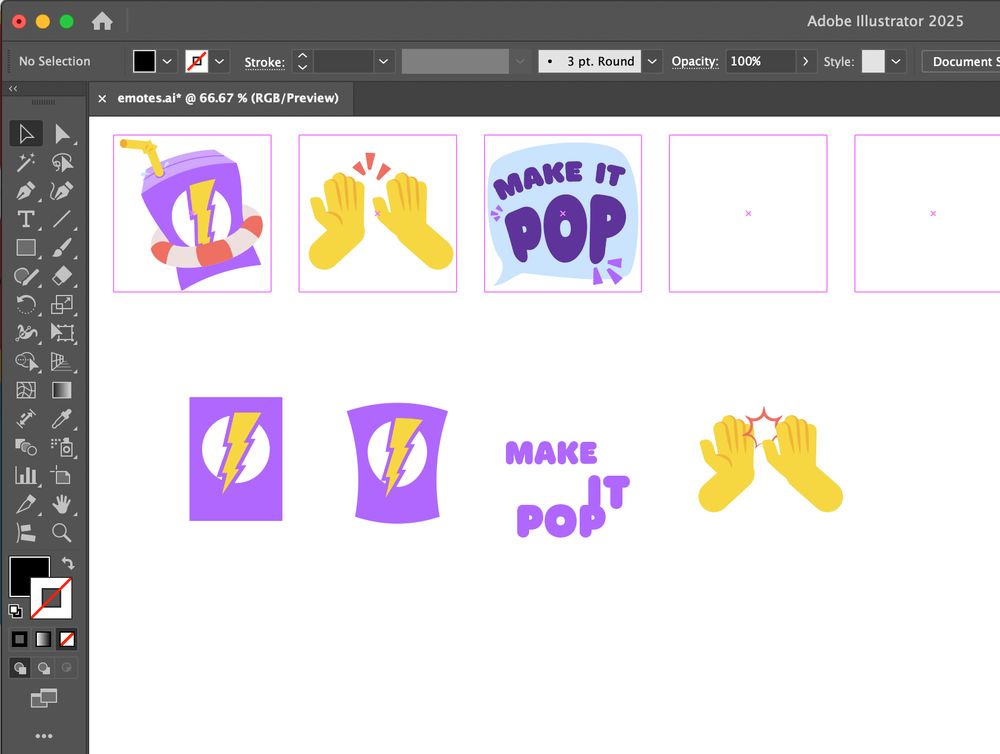 work in progress emotes