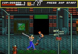 Streets Of Rage on the Sega Mega Drive