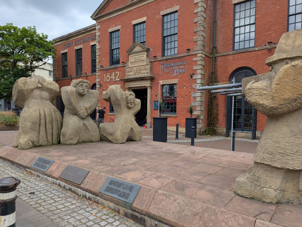 Monument to Preston workers shot during a strike in 1842