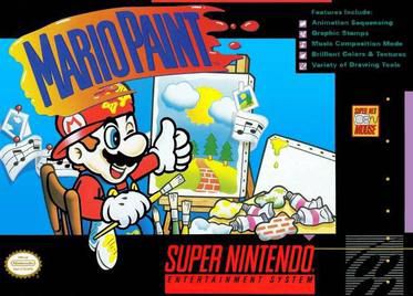 SNES Boxart for Mario Paint
