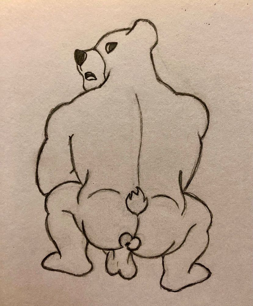 Full Lycra-suited bear.