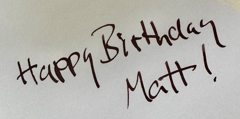 Text: Happy Birthday Matt!