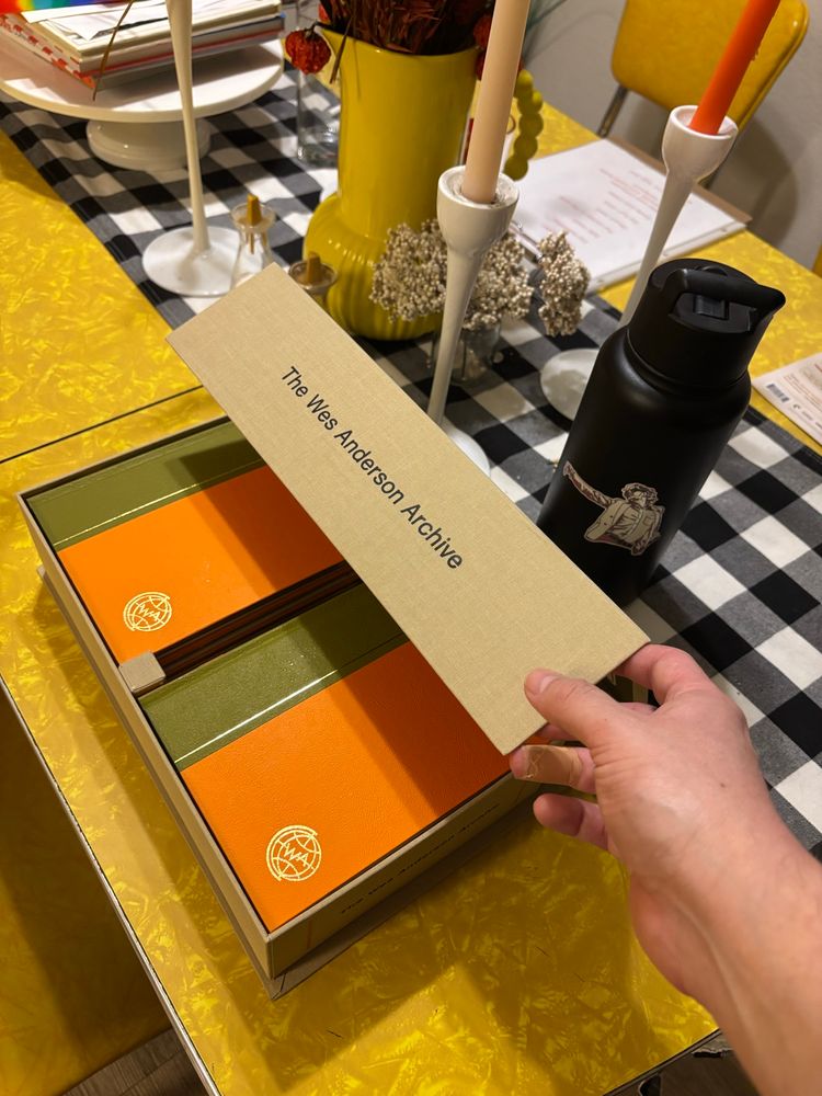 The Wes Anderson Archive on my dinette