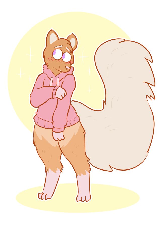 Wized in a pink hoodie