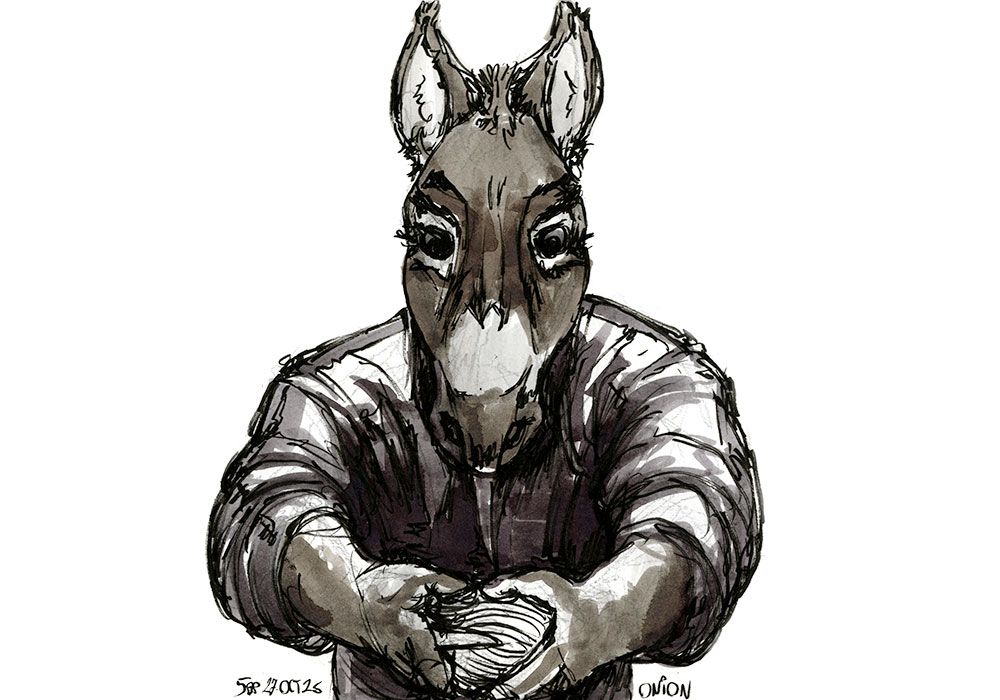 NO! You dense, irritating, miniature beast of burden! Ogres are like onions! End of story! Bye-bye! See ya later.