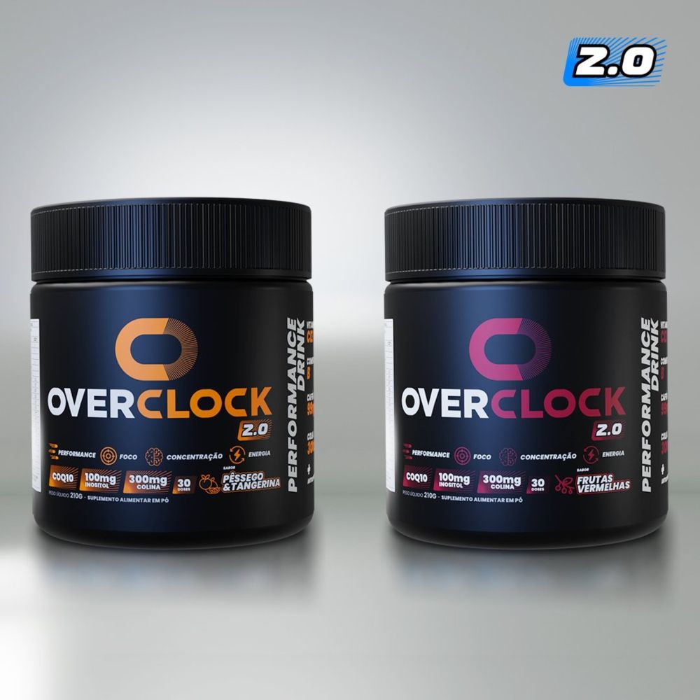 Overclock Mix&Match 2.0 - 2X POTES (60 DOSES) | Beba Overclock