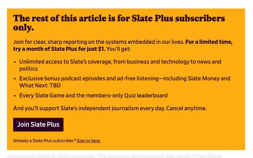 The second article linked is for Slate Plus subscribers only