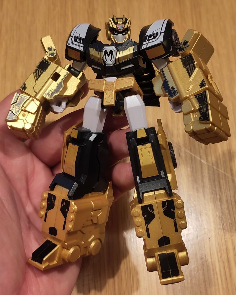 Sembo Block Metal Cardbot Gold Edition Ultimate Blue Cop