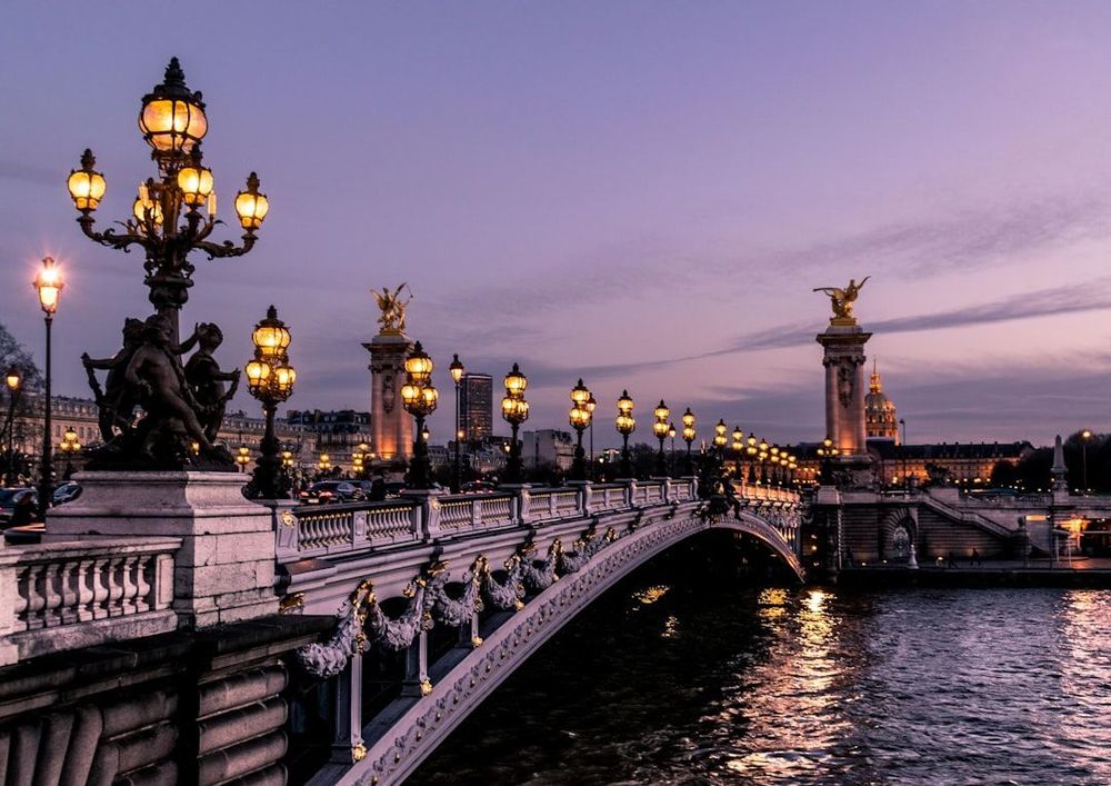 Pont Alexandre III over the Seine, Paris