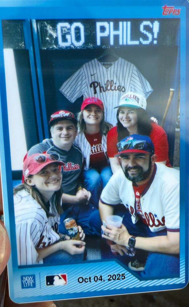 Us on a baseball Cards