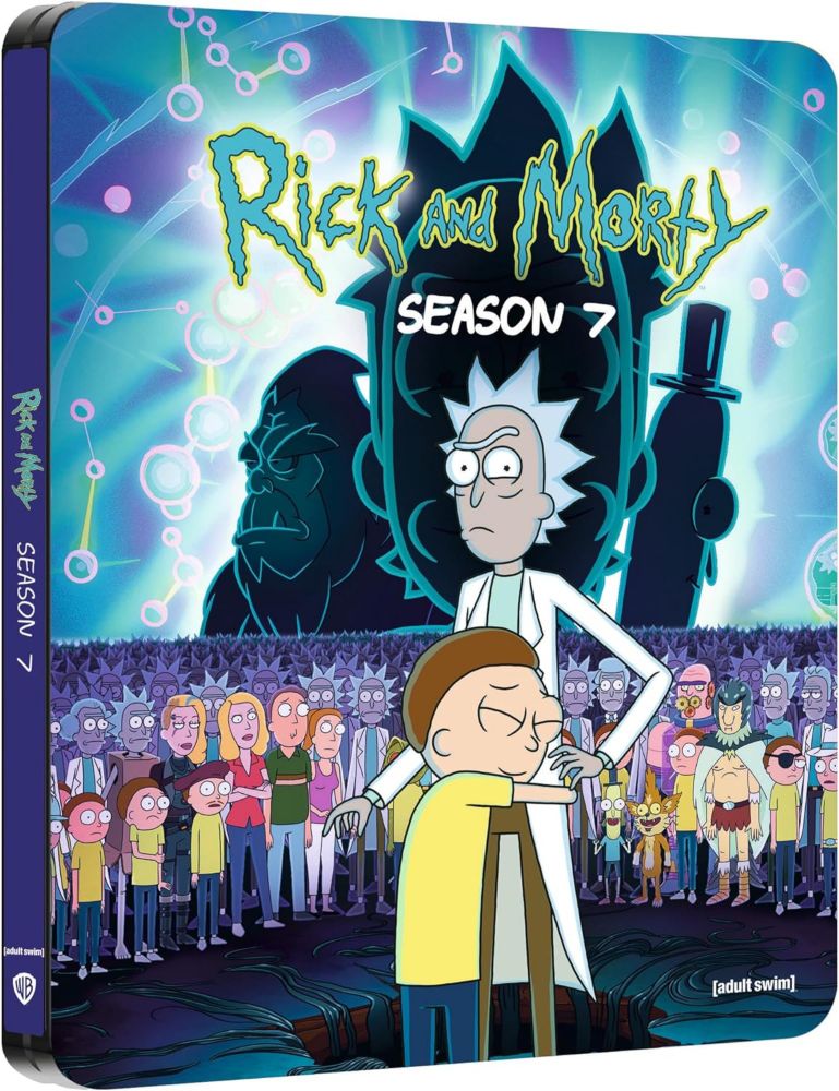 Season 7 of the hit animated sci-fi comedy "Rick and Morty" is getting a UK Blu-ray Steelbook releas...