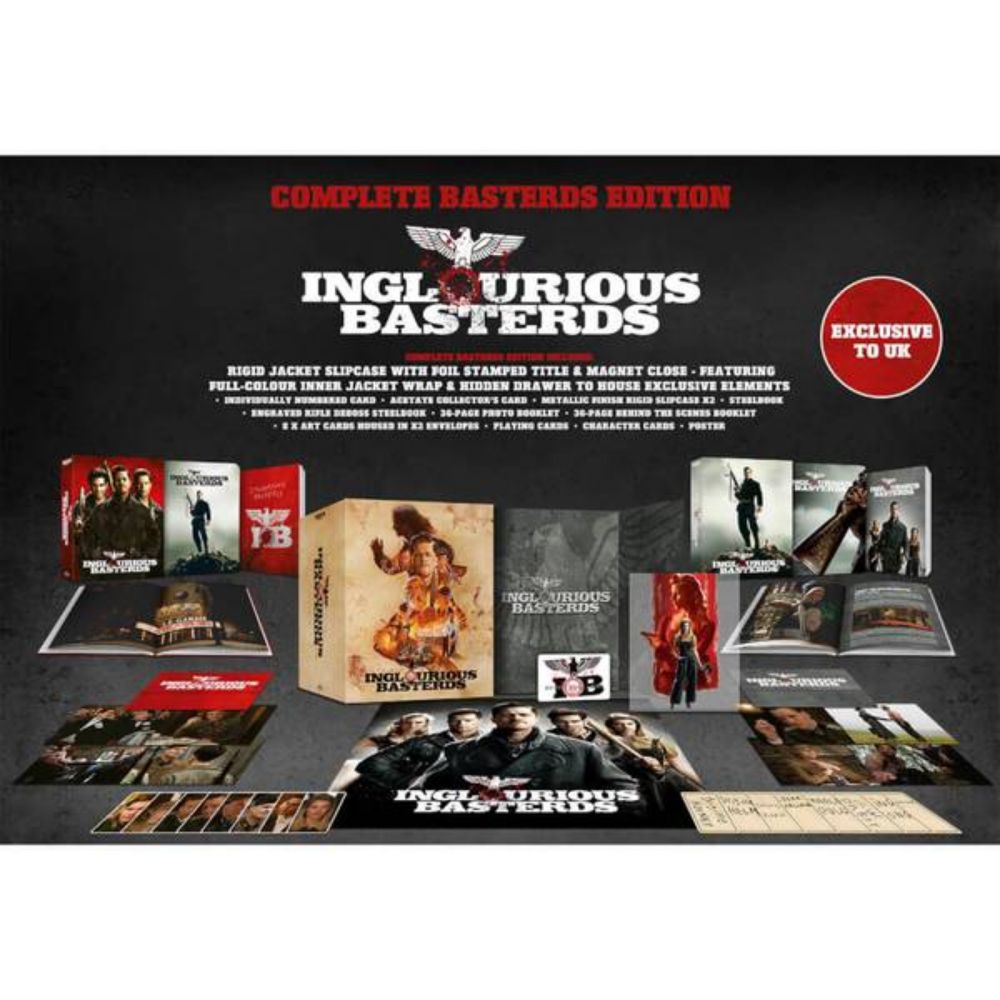 Inglourious Basterds - Zavvi Exclusive 4K Ultra HD Complete Basterds Edition Steelbook