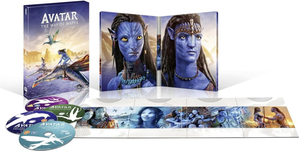 Blockbuster sci-fi sequel "Avatar: The Way Of Water" is getting a new 4-disc 4K Collectors Edition r...