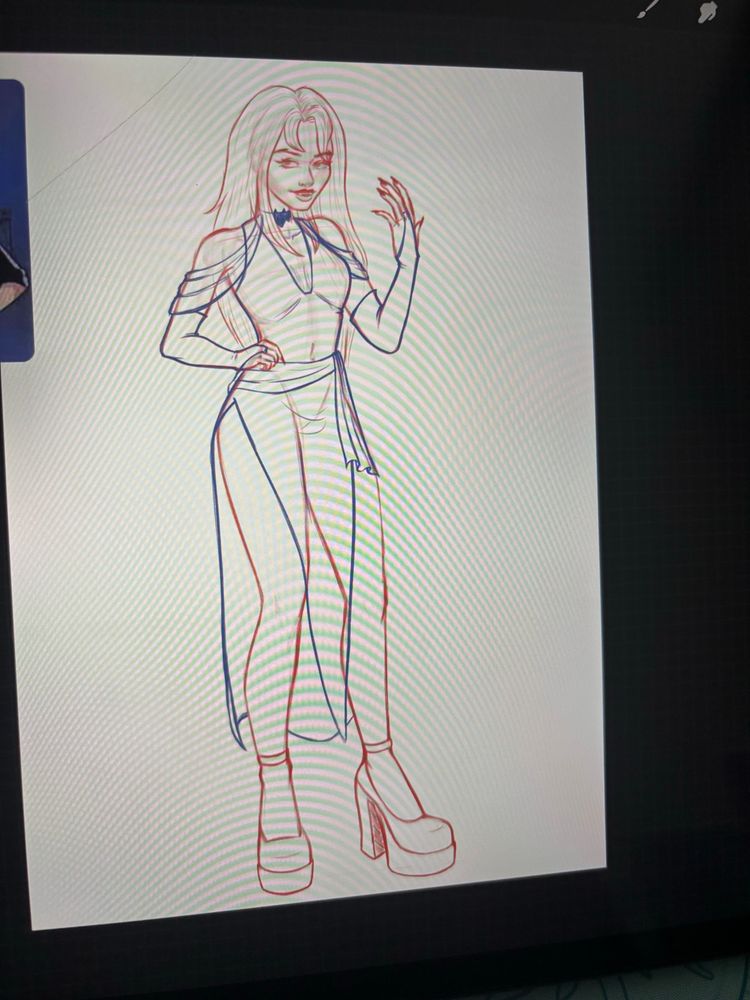 Sketch of Thorn from Hex Girls