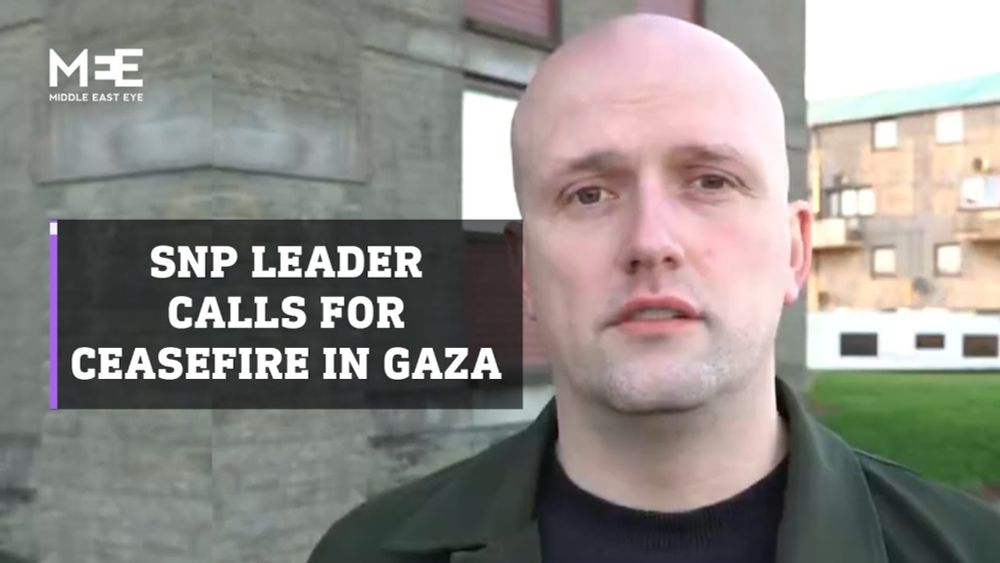 SNP Westminster Leader calls for an immediate ceasefire in Gaza